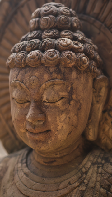 Sand stone sculpture.