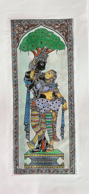 Tussar Silk Painting