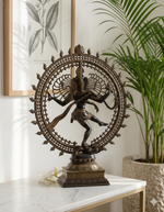 Handcrafted Bronze Nataraja Statue - Lord Shiva Dancing