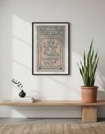 Ganesha palm Leaf painting