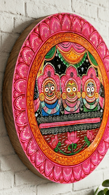 Sri Jagannath Darshan – Odisha Artisan Wall Medallion
