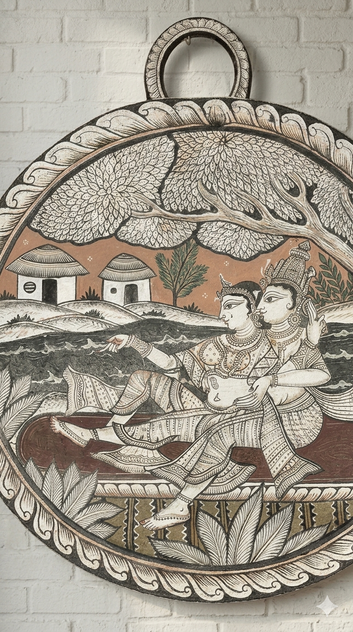 Odisha Heritage Handcrafted Wall Hanging – Traditional Artisan Wall Décor