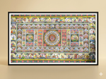 Ethnic Folk Art Pattachitra Painting.