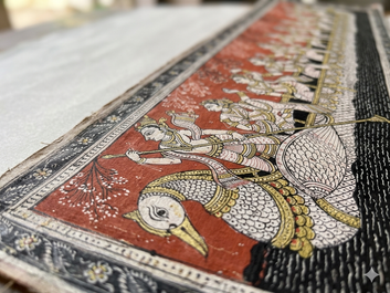 Sri Krishna Raas Leela Pattachitra Painting – Odisha Handmade Art