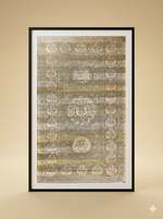 Hand-Etched Ganesha Palm Leaf Art