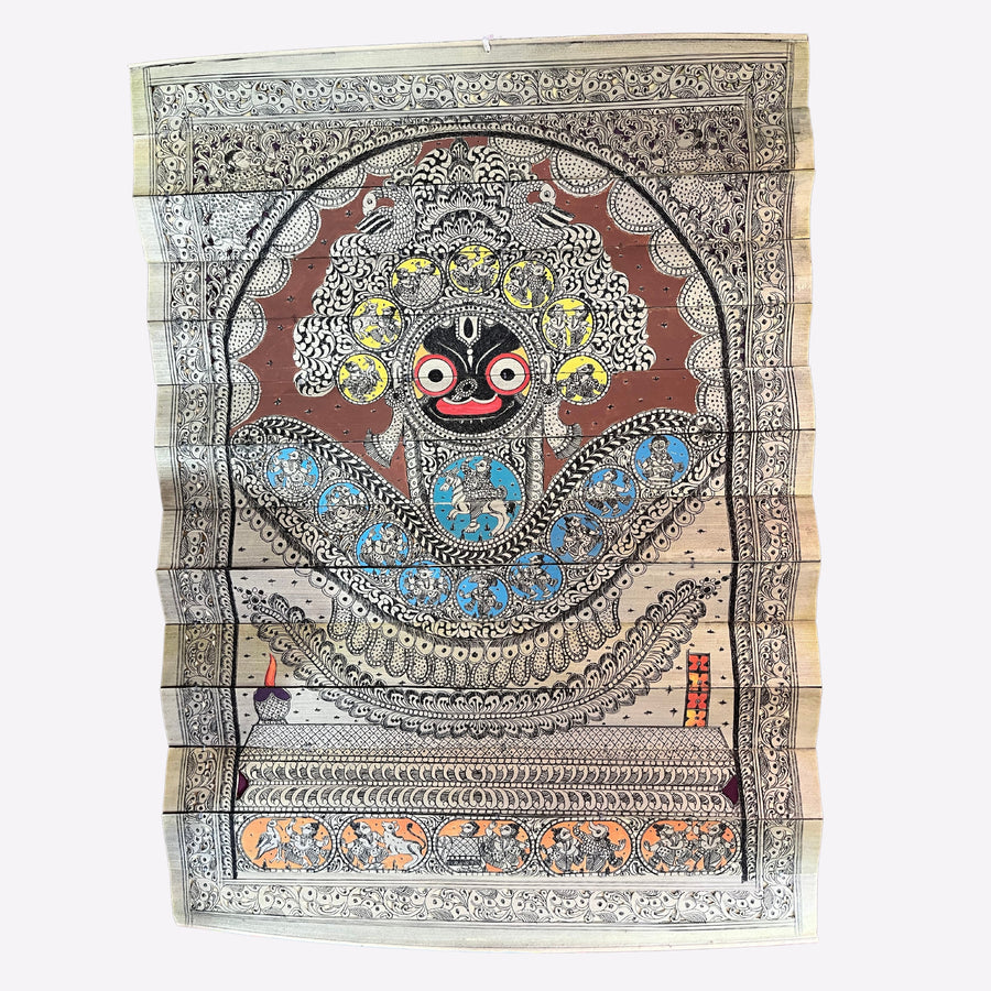 Lord Jaggannath Palm leaf painting