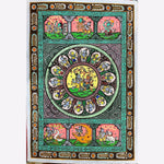 Krishna Leela – Authentic Handcrafted Pattachitra Painting.