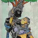 Eternal Love - Indian Folk Art