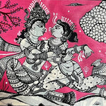 Vrindavan Leela - The Divine Cowherd Tussar