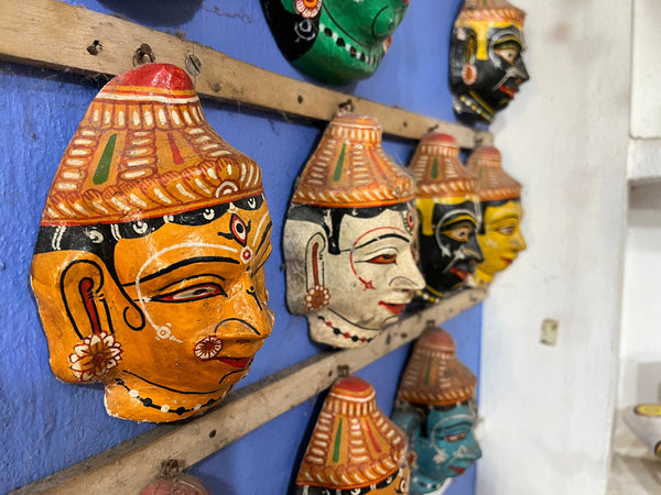 Handcrafted Paper Mache  Cultural Folk Painting