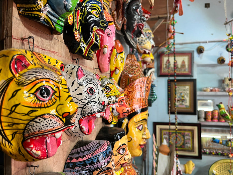 Ecofriendly Tiger - Sustainable Folk Art Décor