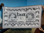 Handpainted in Charcol - Pattachitra Painting
