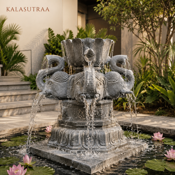 Gaja Kamal Heritage Stone Fountain