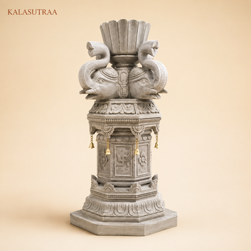 Gajalakshmi Basalt Stone Water Fountain