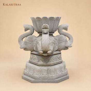 Gaja Kamal Heritage Stone Fountain