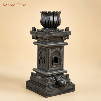 Gomukh Basalt Stone Vrindavan Water Fountain