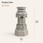 Lotus Heritage Basalt Stone Courtyard Water Fountain