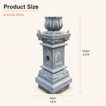 Om Basalt Stone Tulsi Vrindavan Planter